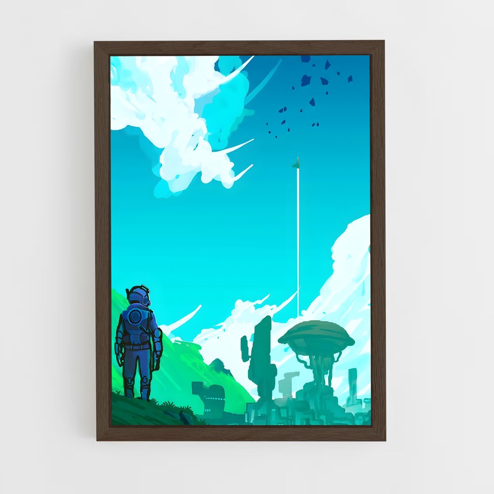 Poster man sky voyager – affiche No man sky (vue 5)